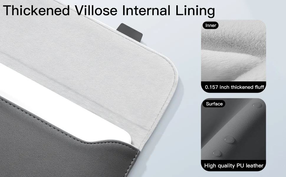 Laptop Sleeve bag Cases For Macbook Pro Air 13.3 M4 M3 13.6 14 16 15 XiaoMi 15.6 Notebook pouch Cover HP DELL Shell Accessories